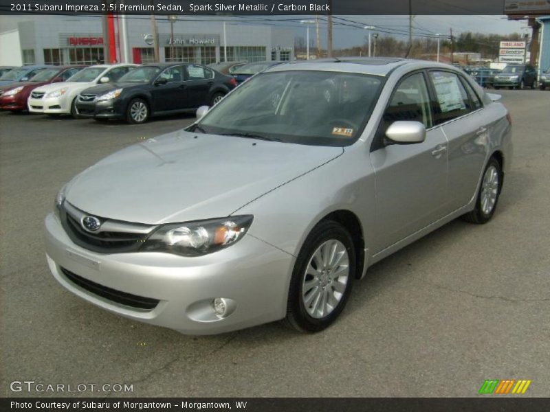 Spark Silver Metallic / Carbon Black 2011 Subaru Impreza 2.5i Premium Sedan