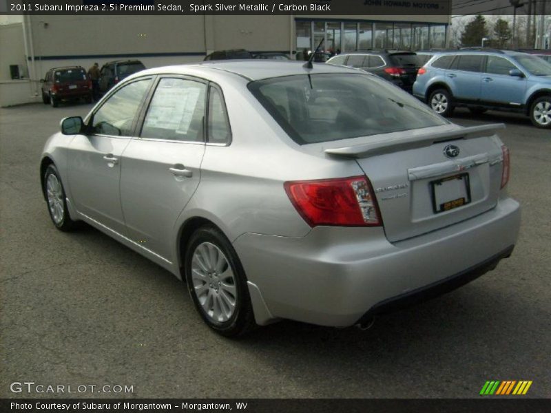 Spark Silver Metallic / Carbon Black 2011 Subaru Impreza 2.5i Premium Sedan