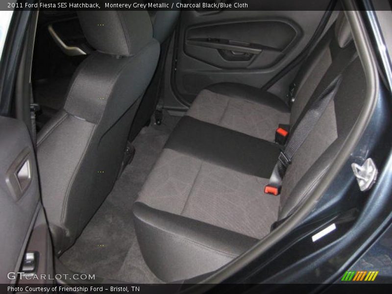 Monterey Grey Metallic / Charcoal Black/Blue Cloth 2011 Ford Fiesta SES Hatchback