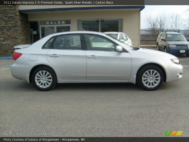 Spark Silver Metallic / Carbon Black 2011 Subaru Impreza 2.5i Premium Sedan