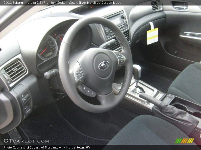 Spark Silver Metallic / Carbon Black 2011 Subaru Impreza 2.5i Premium Sedan