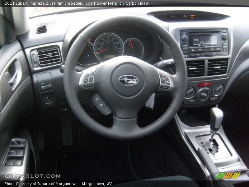 Spark Silver Metallic / Carbon Black 2011 Subaru Impreza 2.5i Premium Sedan
