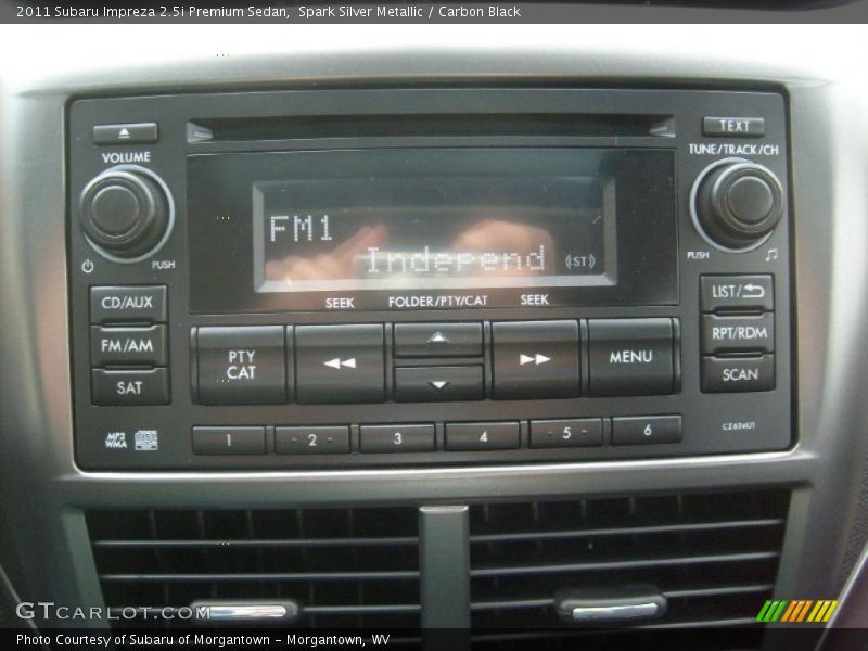 Spark Silver Metallic / Carbon Black 2011 Subaru Impreza 2.5i Premium Sedan