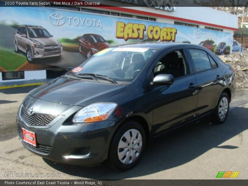 Flint Mica / Dark Charcoal 2010 Toyota Yaris Sedan