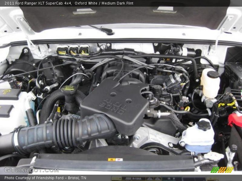 Oxford White / Medium Dark Flint 2011 Ford Ranger XLT SuperCab 4x4