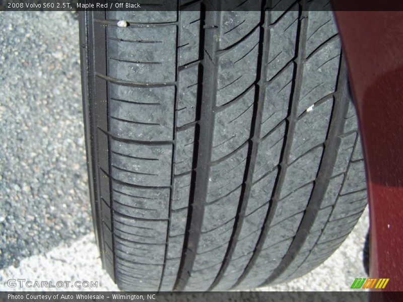 Maple Red / Off Black 2008 Volvo S60 2.5T