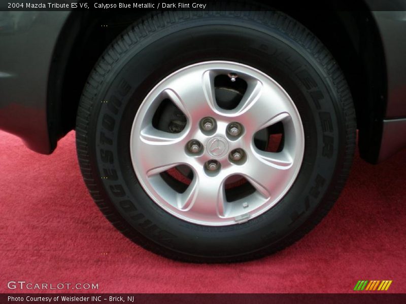 Calypso Blue Metallic / Dark Flint Grey 2004 Mazda Tribute ES V6
