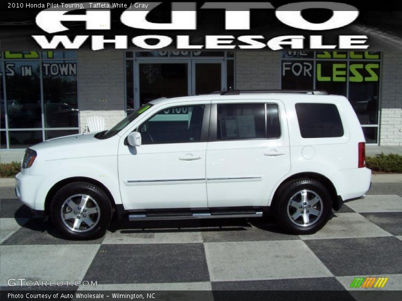 Taffeta White / Gray 2010 Honda Pilot Touring