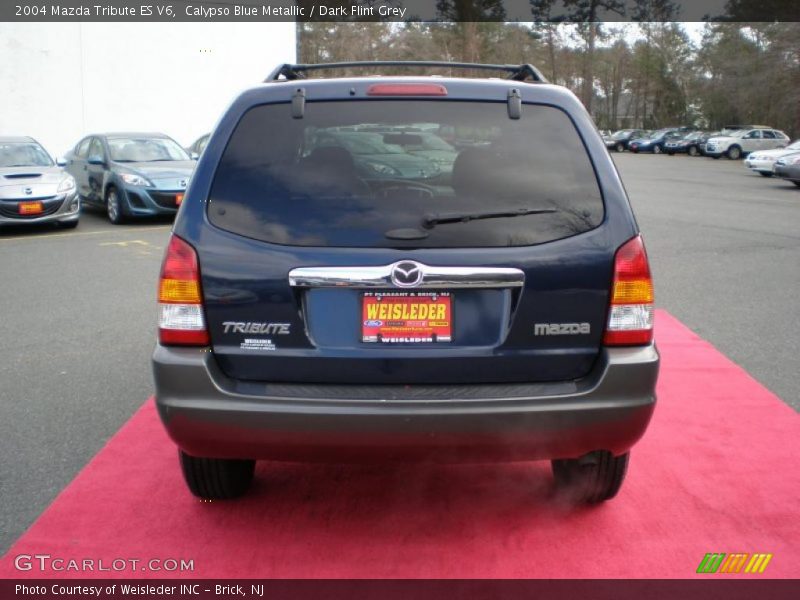 Calypso Blue Metallic / Dark Flint Grey 2004 Mazda Tribute ES V6