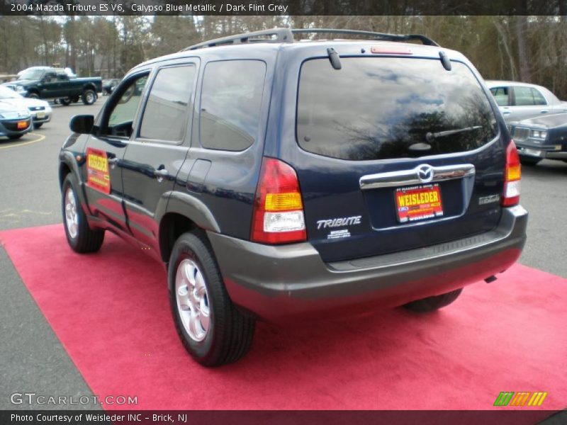 Calypso Blue Metallic / Dark Flint Grey 2004 Mazda Tribute ES V6