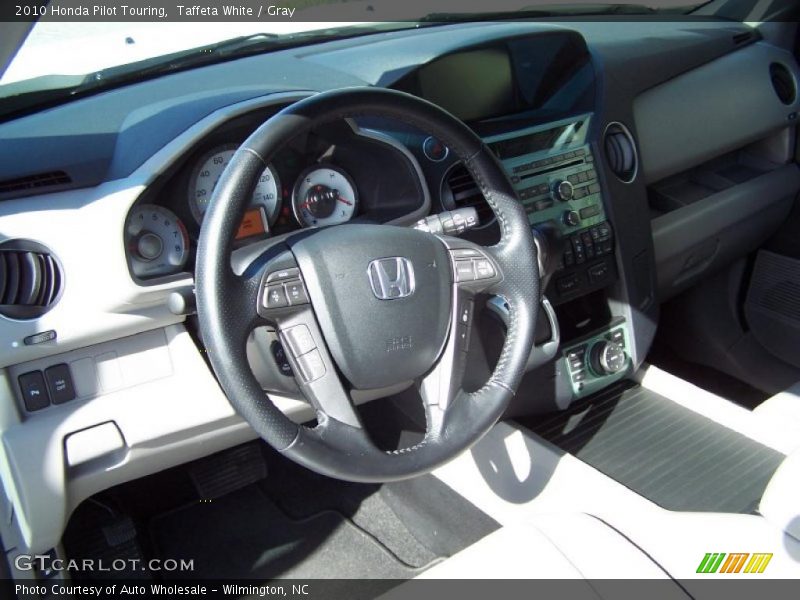 Taffeta White / Gray 2010 Honda Pilot Touring