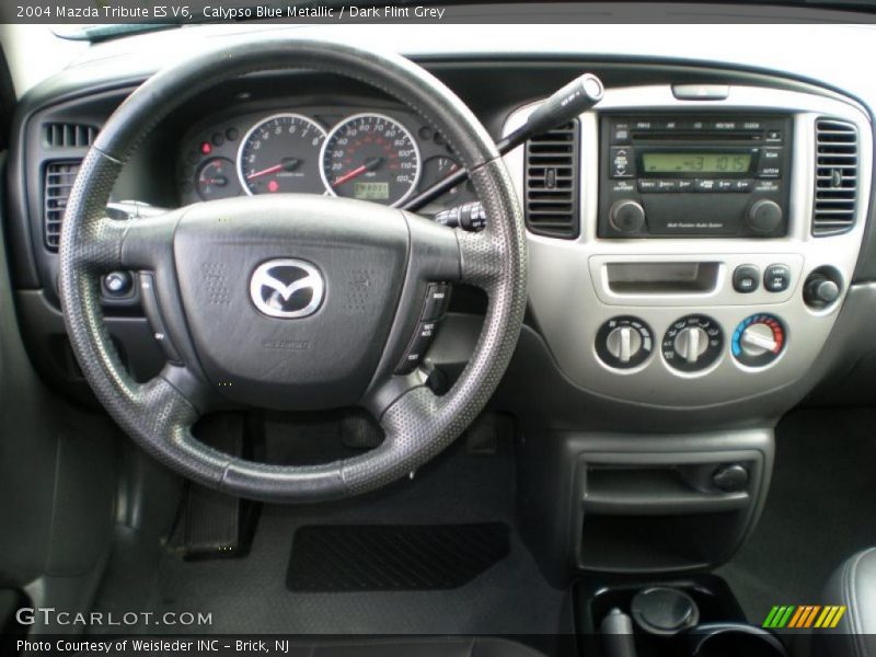 Calypso Blue Metallic / Dark Flint Grey 2004 Mazda Tribute ES V6