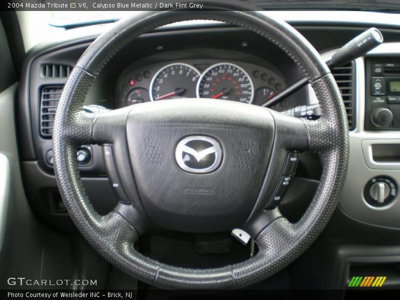Calypso Blue Metallic / Dark Flint Grey 2004 Mazda Tribute ES V6
