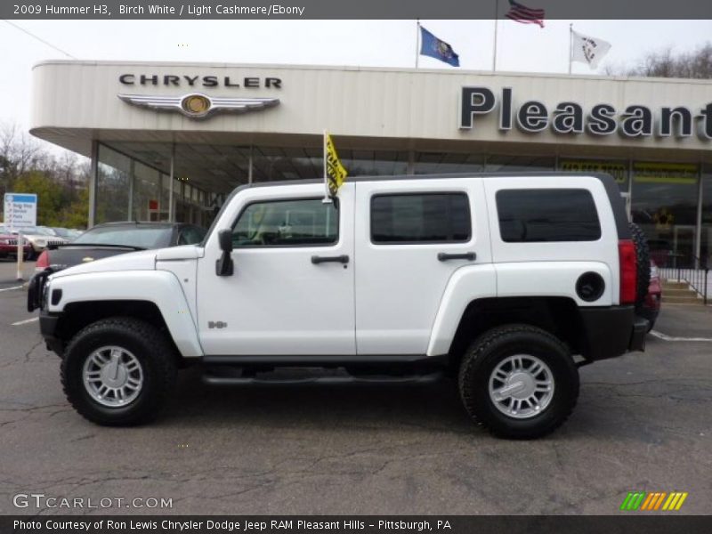 Birch White / Light Cashmere/Ebony 2009 Hummer H3