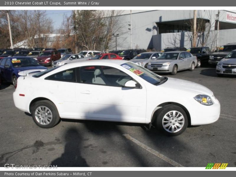 Summit White / Gray 2010 Chevrolet Cobalt LT Coupe