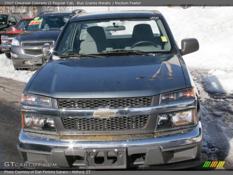 Blue Granite Metallic / Medium Pewter 2007 Chevrolet Colorado LS Regular Cab