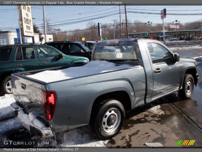 Blue Granite Metallic / Medium Pewter 2007 Chevrolet Colorado LS Regular Cab