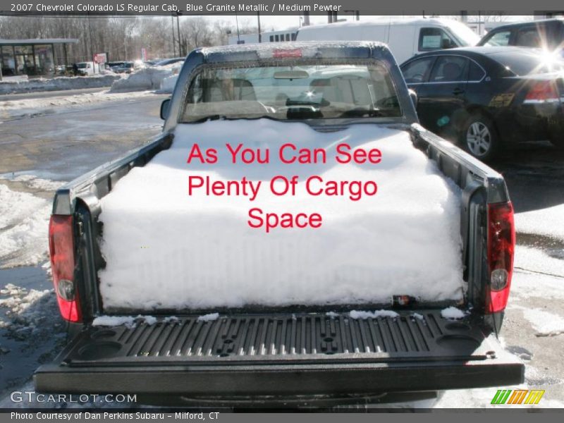 Blue Granite Metallic / Medium Pewter 2007 Chevrolet Colorado LS Regular Cab