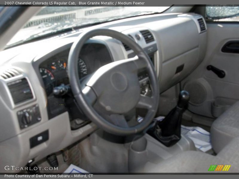 Blue Granite Metallic / Medium Pewter 2007 Chevrolet Colorado LS Regular Cab