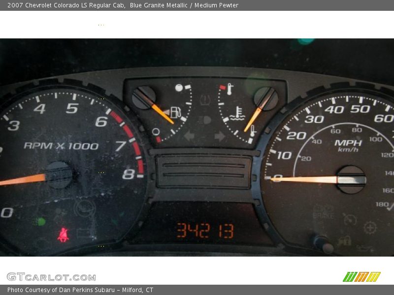 Blue Granite Metallic / Medium Pewter 2007 Chevrolet Colorado LS Regular Cab