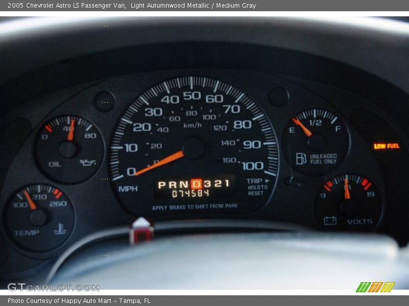  2005 Astro LS Passenger Van LS Passenger Van Gauges