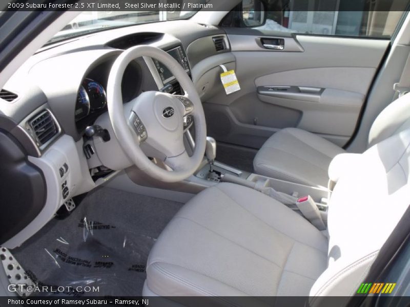 Steel Silver Metallic / Platinum 2009 Subaru Forester 2.5 XT Limited