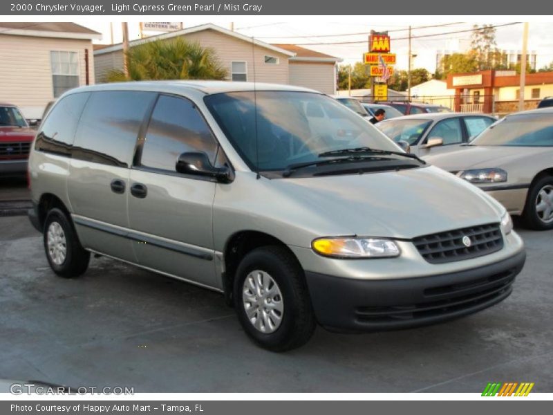 Light Cypress Green Pearl / Mist Gray 2000 Chrysler Voyager