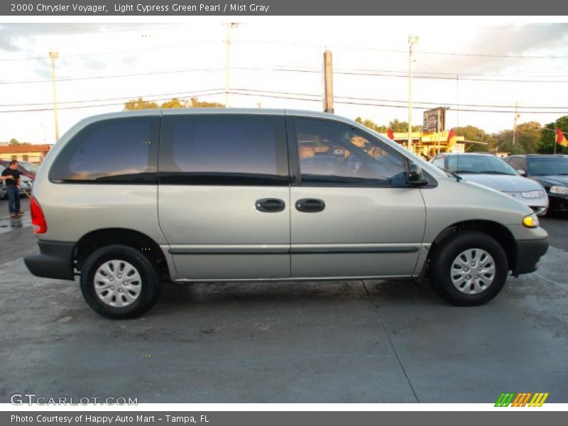 Light Cypress Green Pearl / Mist Gray 2000 Chrysler Voyager
