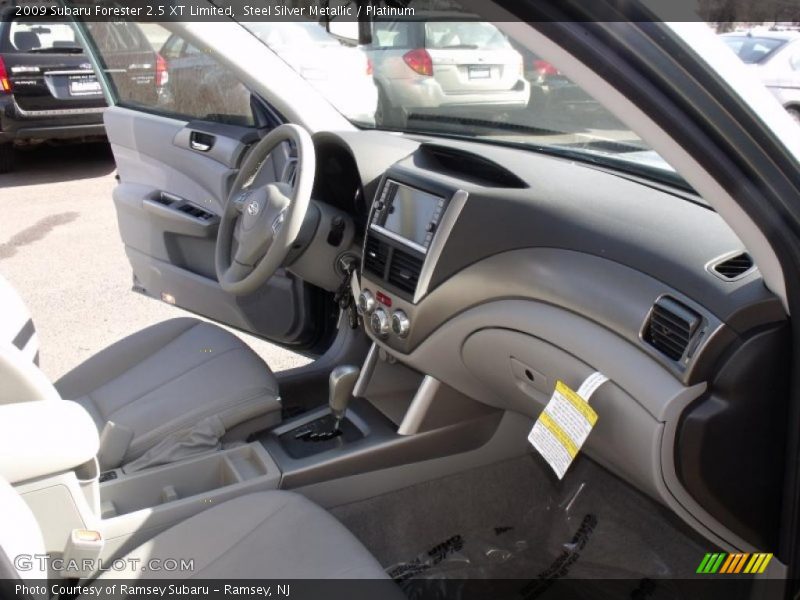 Steel Silver Metallic / Platinum 2009 Subaru Forester 2.5 XT Limited