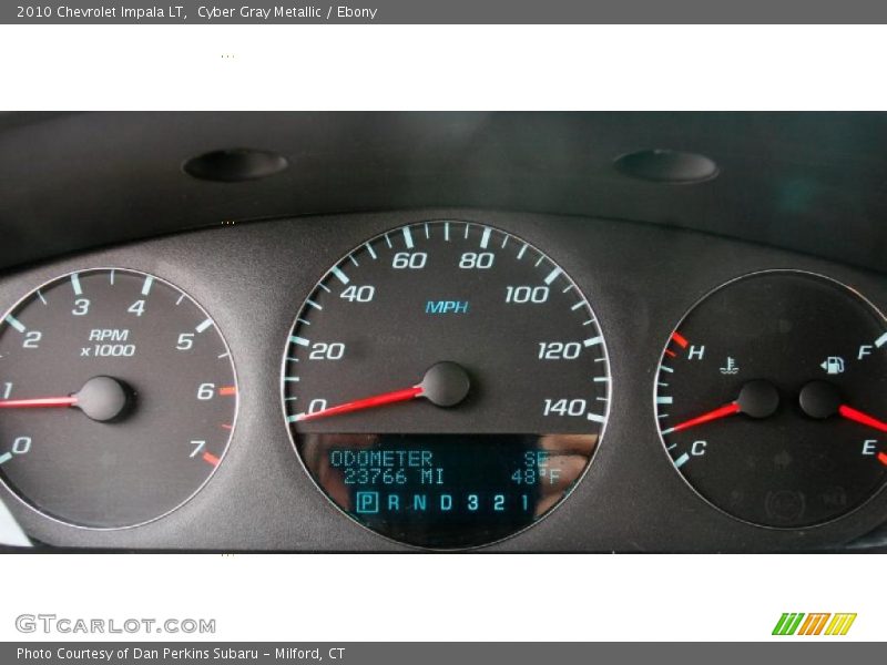 Cyber Gray Metallic / Ebony 2010 Chevrolet Impala LT