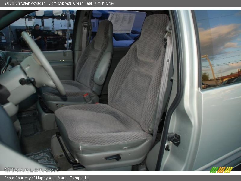 Light Cypress Green Pearl / Mist Gray 2000 Chrysler Voyager