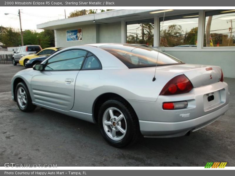 Sterling Silver Metallic / Black 2000 Mitsubishi Eclipse RS Coupe