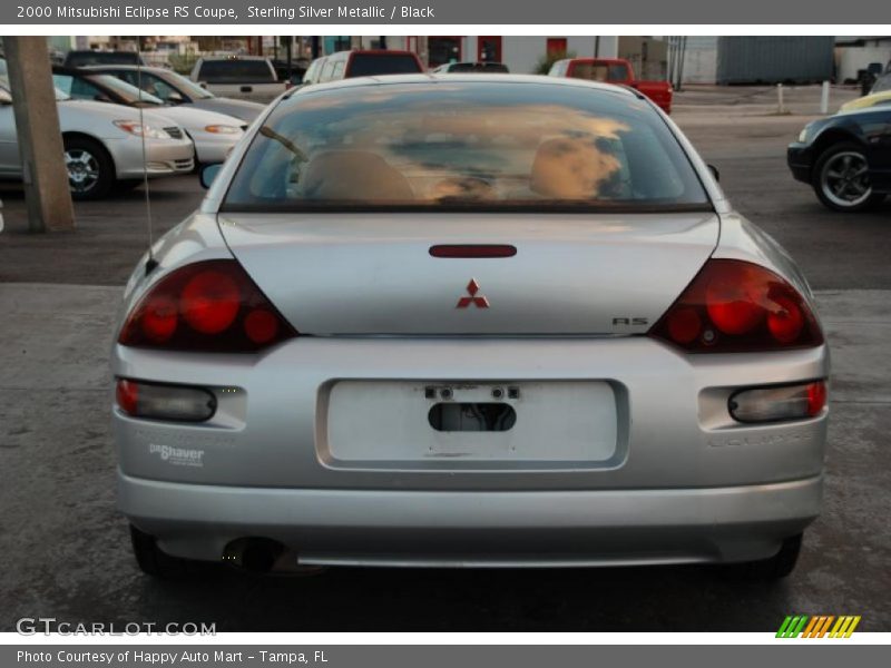 Sterling Silver Metallic / Black 2000 Mitsubishi Eclipse RS Coupe
