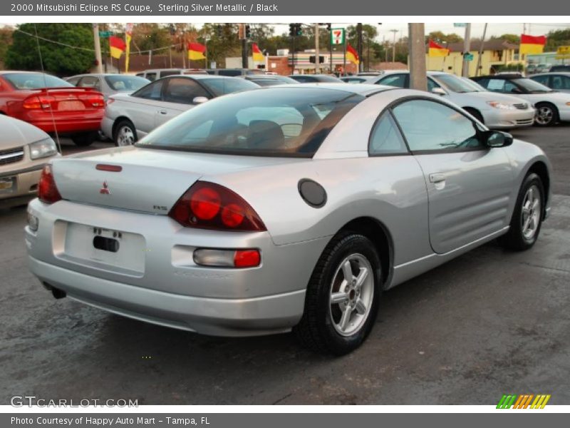 Sterling Silver Metallic / Black 2000 Mitsubishi Eclipse RS Coupe