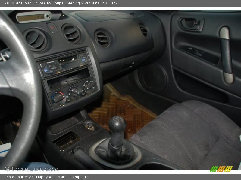 Sterling Silver Metallic / Black 2000 Mitsubishi Eclipse RS Coupe