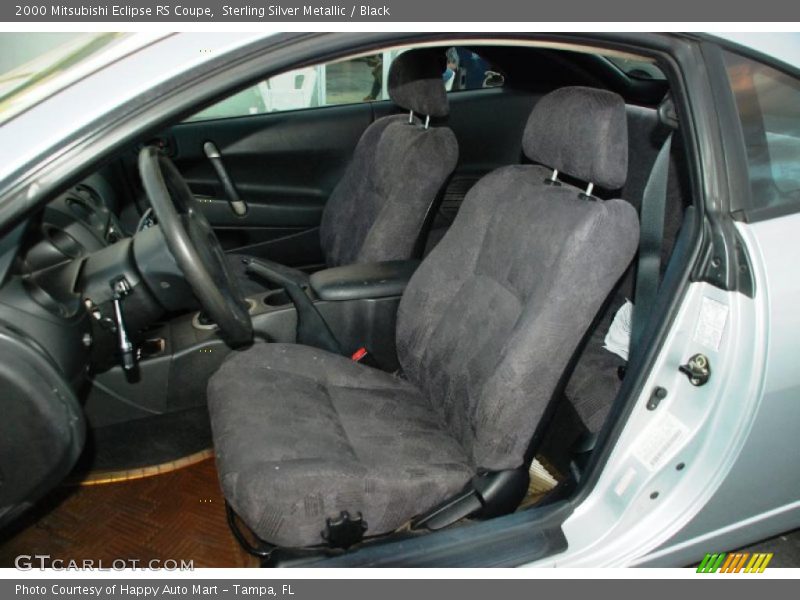 Sterling Silver Metallic / Black 2000 Mitsubishi Eclipse RS Coupe