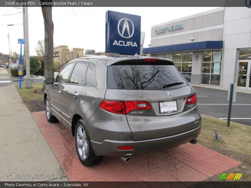 Carbon Bronze Pearl / Taupe 2008 Acura RDX