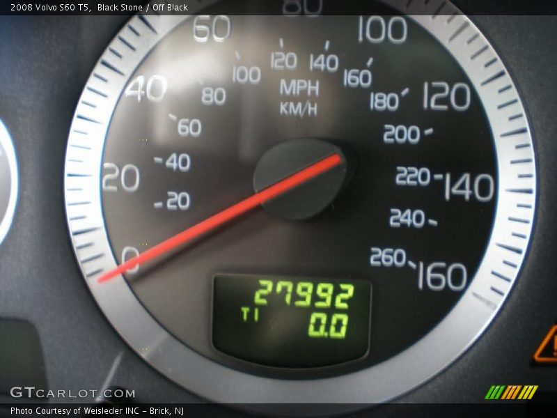 Black Stone / Off Black 2008 Volvo S60 T5