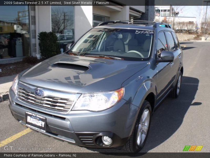 Steel Silver Metallic / Platinum 2009 Subaru Forester 2.5 XT Limited