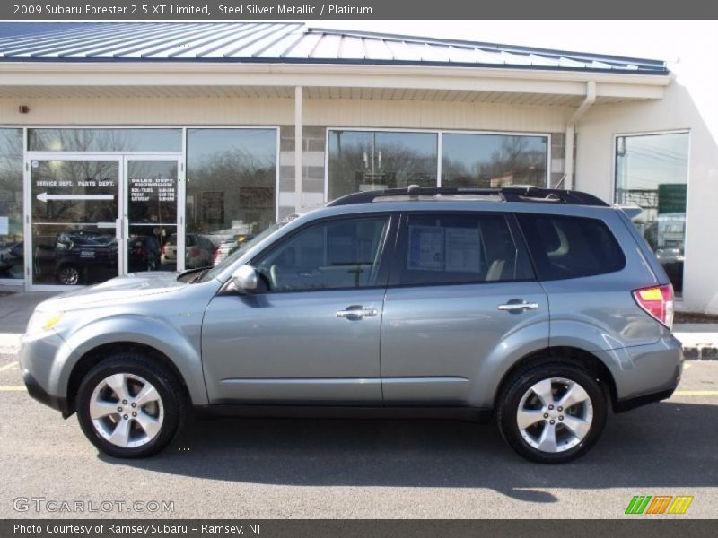 Steel Silver Metallic / Platinum 2009 Subaru Forester 2.5 XT Limited