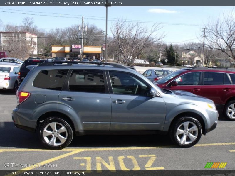 Steel Silver Metallic / Platinum 2009 Subaru Forester 2.5 XT Limited