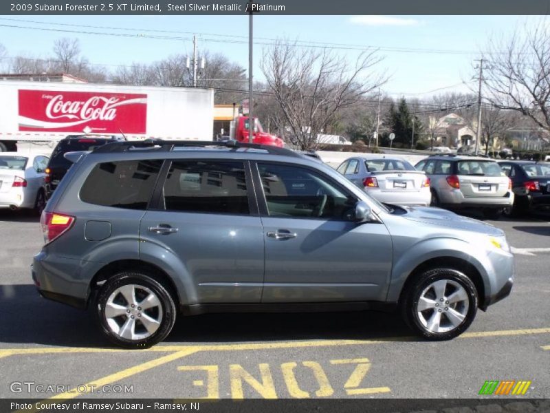 Steel Silver Metallic / Platinum 2009 Subaru Forester 2.5 XT Limited