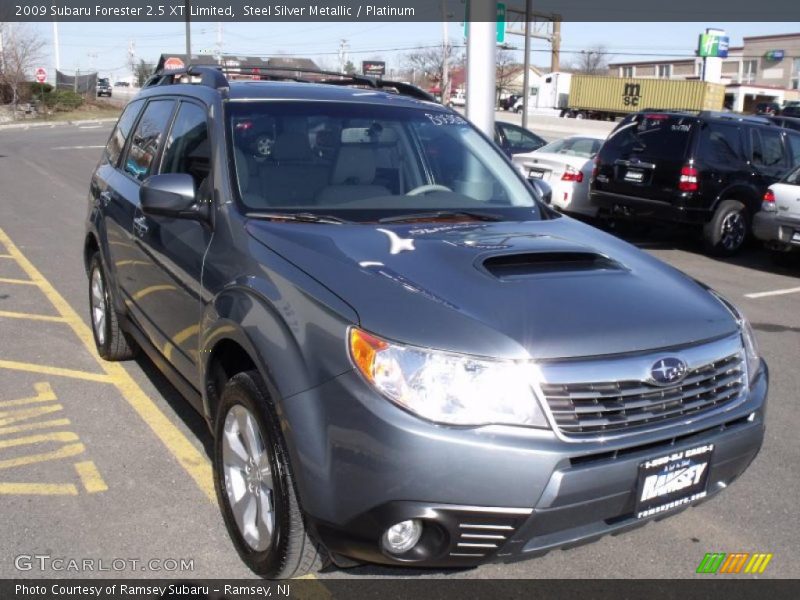 Steel Silver Metallic / Platinum 2009 Subaru Forester 2.5 XT Limited