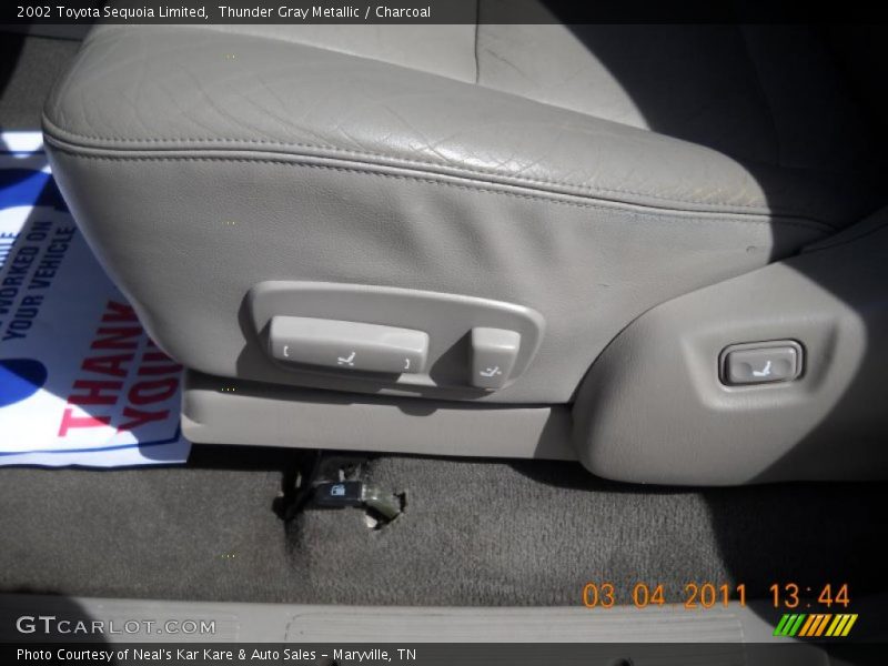 Thunder Gray Metallic / Charcoal 2002 Toyota Sequoia Limited