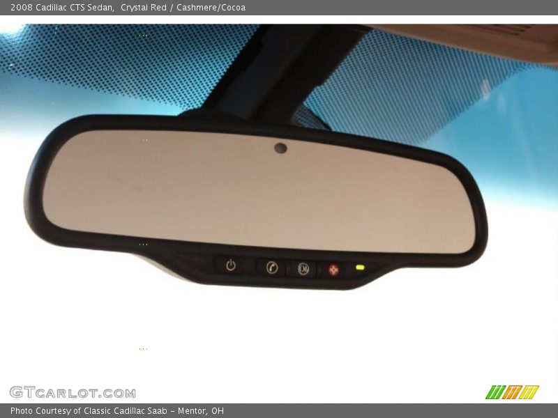 Crystal Red / Cashmere/Cocoa 2008 Cadillac CTS Sedan