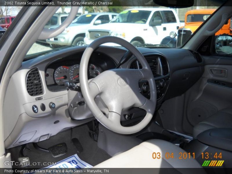Thunder Gray Metallic / Charcoal 2002 Toyota Sequoia Limited