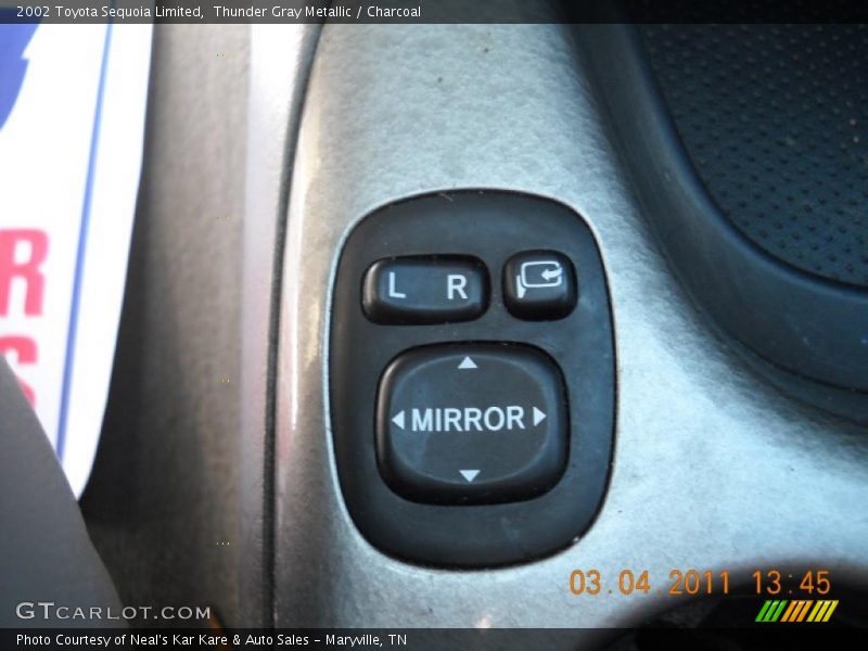 Thunder Gray Metallic / Charcoal 2002 Toyota Sequoia Limited