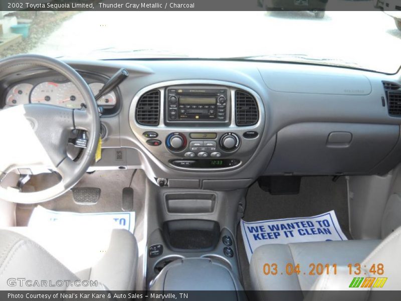 Thunder Gray Metallic / Charcoal 2002 Toyota Sequoia Limited