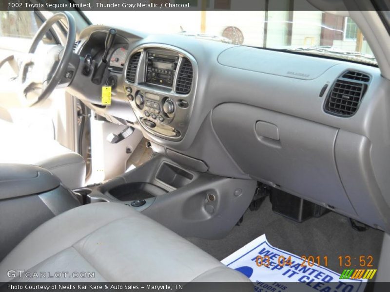 Thunder Gray Metallic / Charcoal 2002 Toyota Sequoia Limited