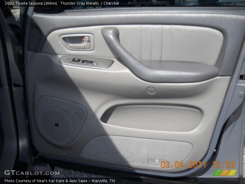 Thunder Gray Metallic / Charcoal 2002 Toyota Sequoia Limited